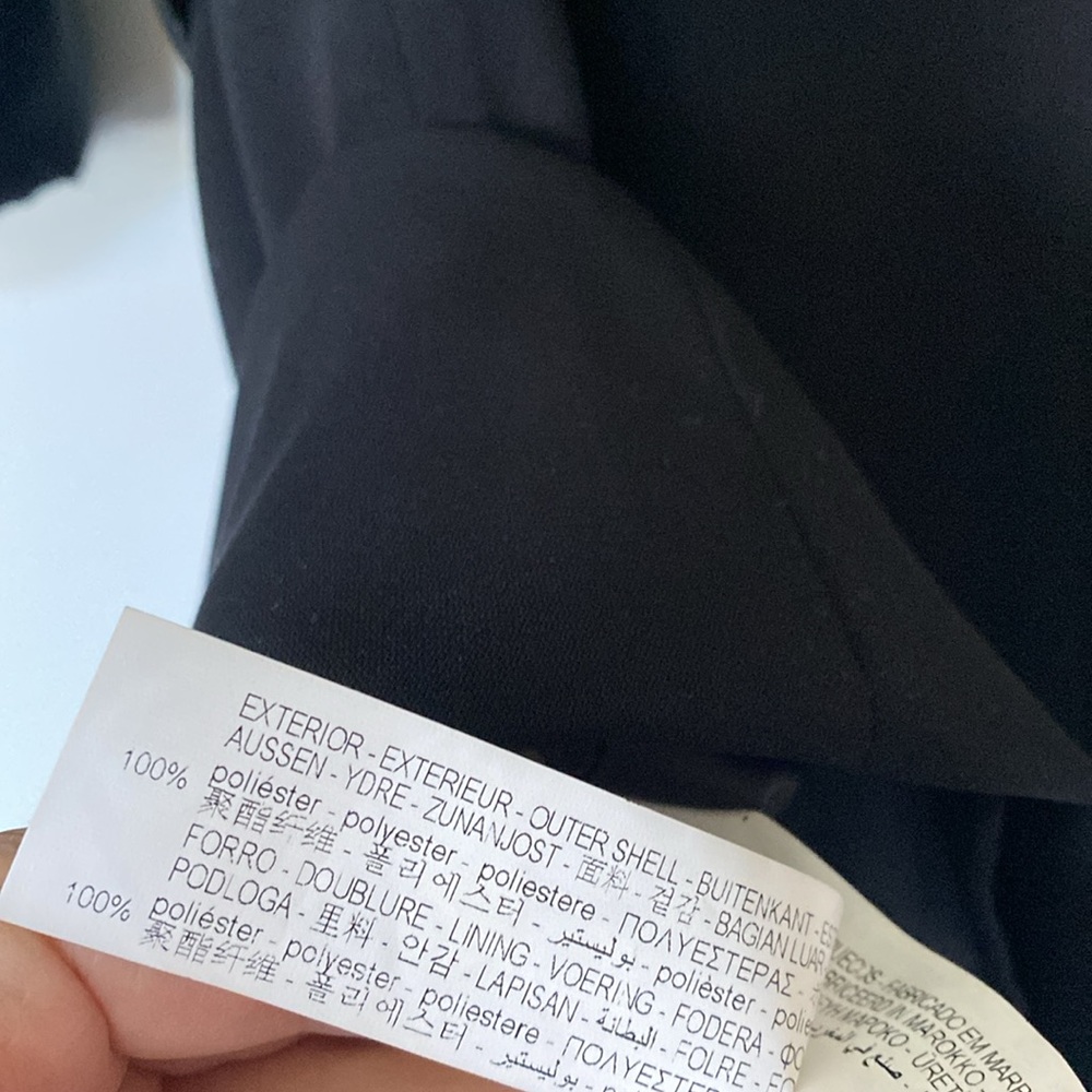 Zara Black Tailored Blazer with Belt - Picture 13 of 13